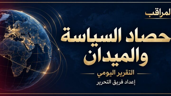 حصاد السياسة والميدان | التقرير اليومي – موقع المراقب